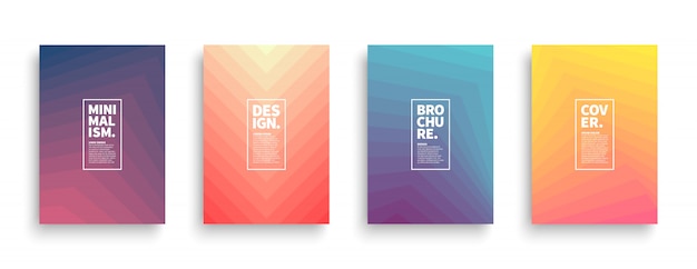 Design De Brochures Style Minimal Tendance