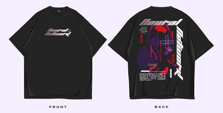 Le design de la chemise de streetwear brutalisme.