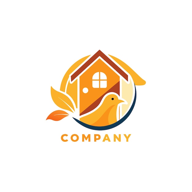 Design créatif du logo pour l'illustration vectorielle de la société immobilière