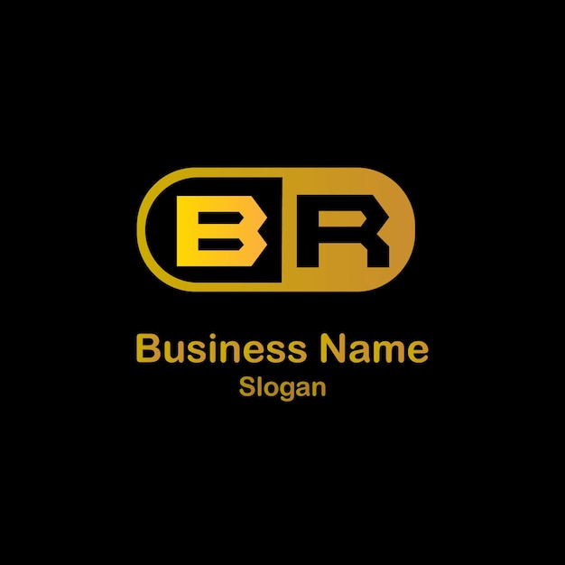 Vecteur design du logo de la lettre br211