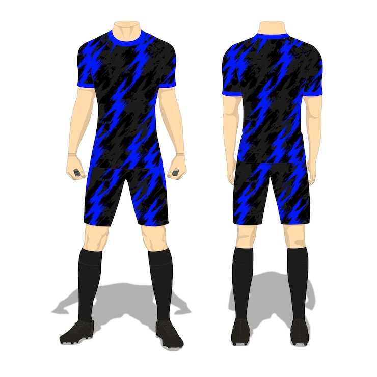 Vecteur design du maillot de football