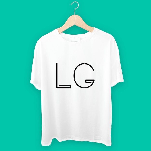 Le design du t-shirt blanc LC