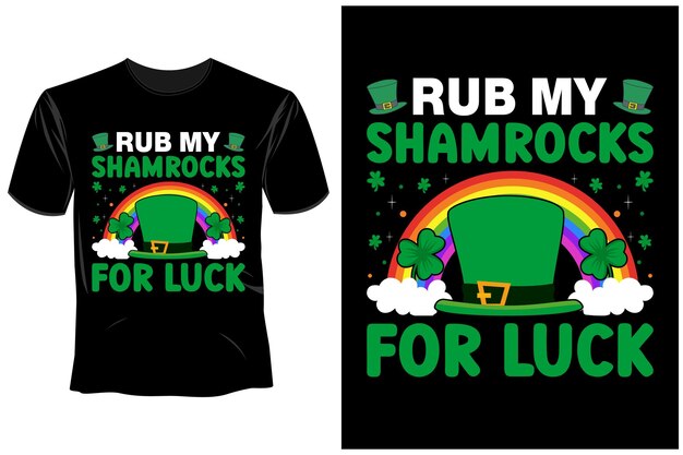 Vecteur le design du t-shirt du jour de saint-patrick