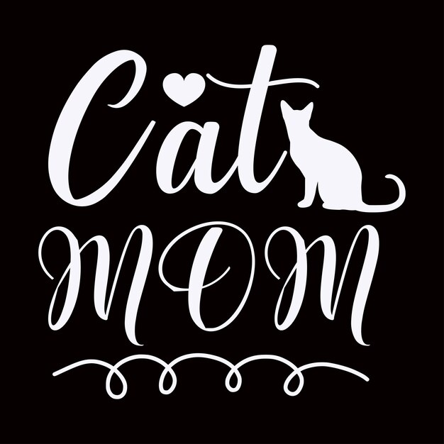 Vecteur le design du t-shirt de maman svg