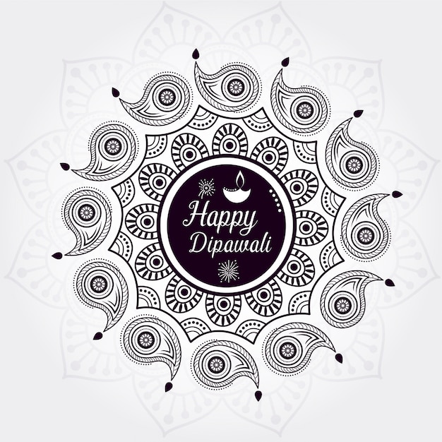 Design De Fond Créatif Joyeux Diwali