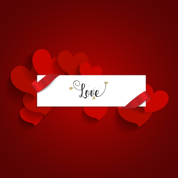 Design de fond Saint Valentin