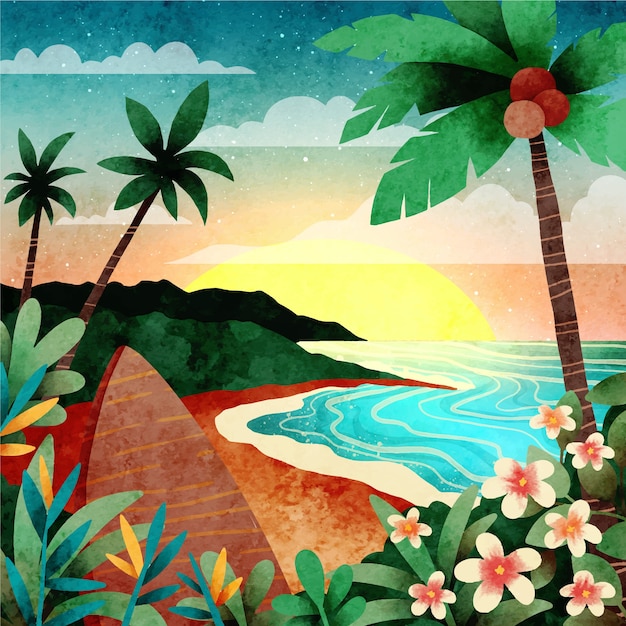 Design d'illustration à Hawaï