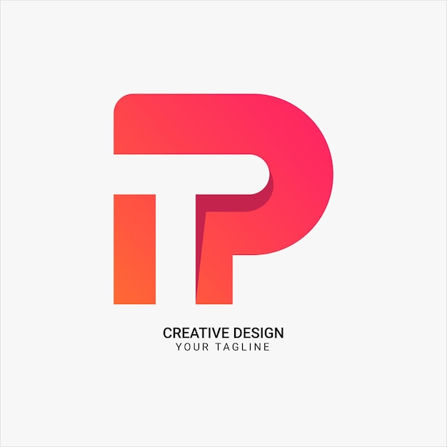 Design de logo créatif ou TP initial de style moderne unique