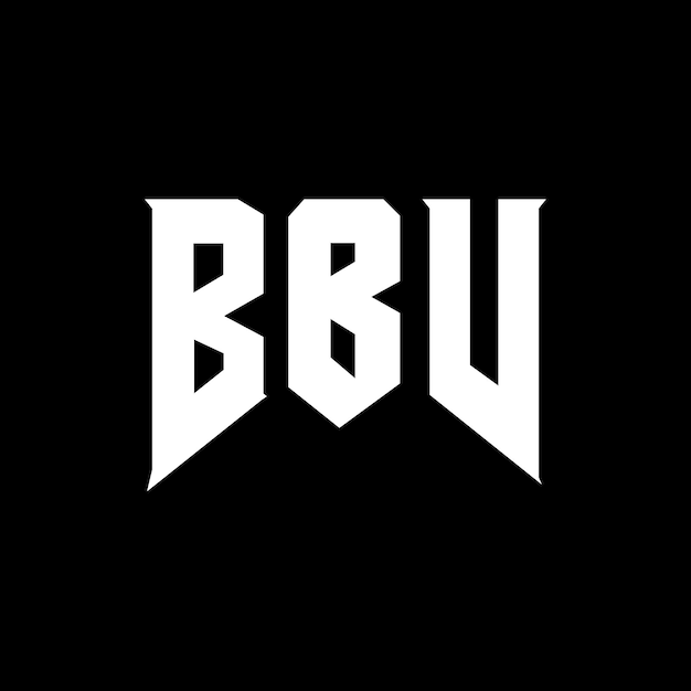 Design de logo de lettre BBV pour une entreprise de technologie Design de logo BBV combinaison de couleurs noir et blanc BBV logo BBV vecteur BBV design BBV icône BBV alphabet BBV typographie design de logo