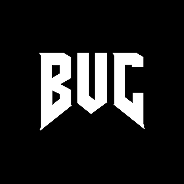 Design de logo de lettre BUC pour une entreprise de technologie BUC logo design combinaison de couleurs noir et blanc BUC logo BUC vecteur BUC design BUC icône BUC alphabet BUC typographie logo design