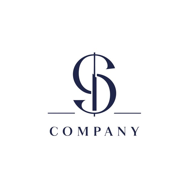 Design de logo minimaliste pour n'importe quelle société d'affaires de marque d'entreprise
