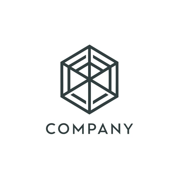 Design de logo minimaliste pour n'importe quelle société d'affaires de marque d'entreprise