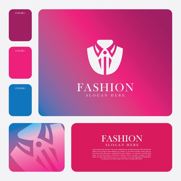 Vecteur design de logo de mode avec un style minimaliste adapté aux logos de marques commerciales dans le secteur de la mode