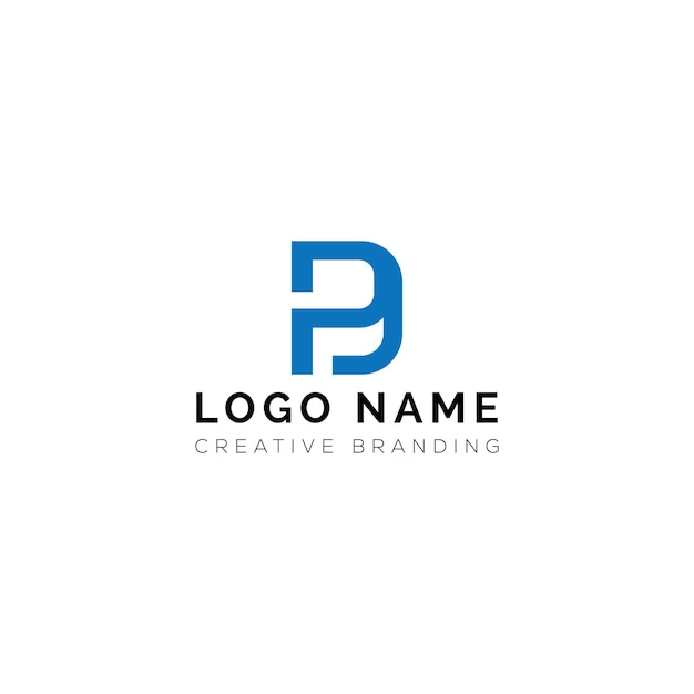 Design de logo PD Marque créative pour les entreprises et l'identité d'entreprise