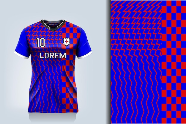 Vecteur design de maillot de football pour le design de t-shirt sportif de sublimation