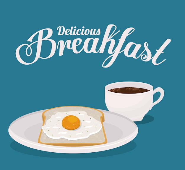 Design numérique petit-déjeuner