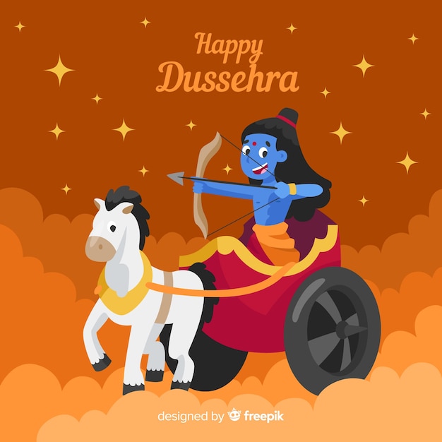 Design Plat Heureux Fond De Dussehra