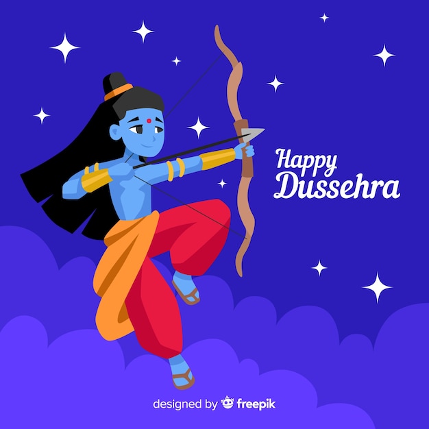 Design Plat Heureux Fond De Dussehra