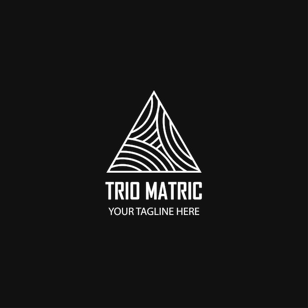 Design Plat Trio Matric Logo