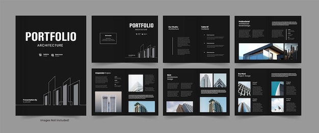 Design de portefeuille Mode Portfolio Architecture Portfolio Design de mise en page du portefeuille