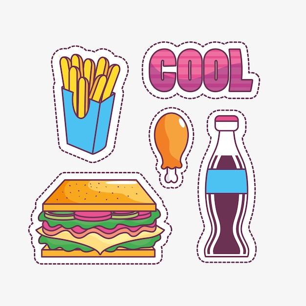 Design Savoureux Et Fast Food