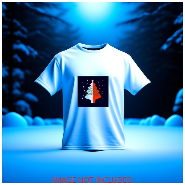 Design De T-shirt Avec Arbre De Noël