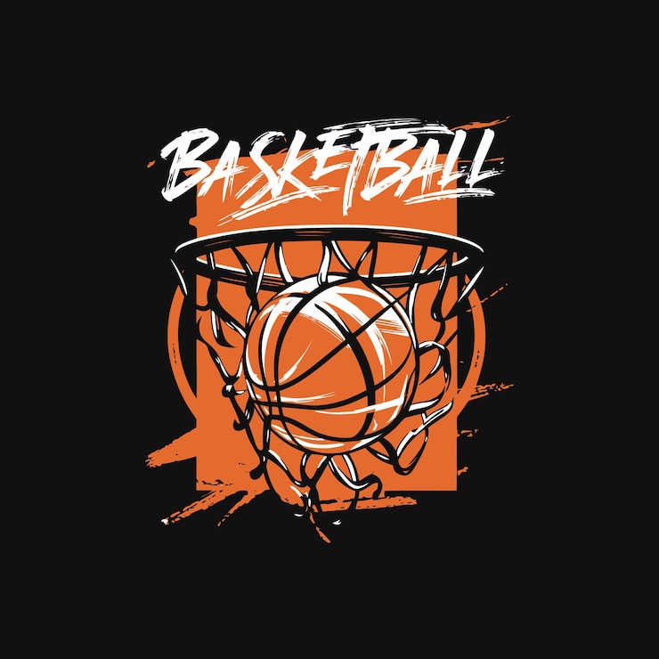 Vecteur design de t-shirt graphique vectoriel de basket-ball