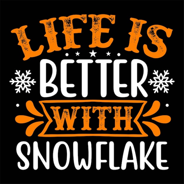 Design de T-shirt d'hiver