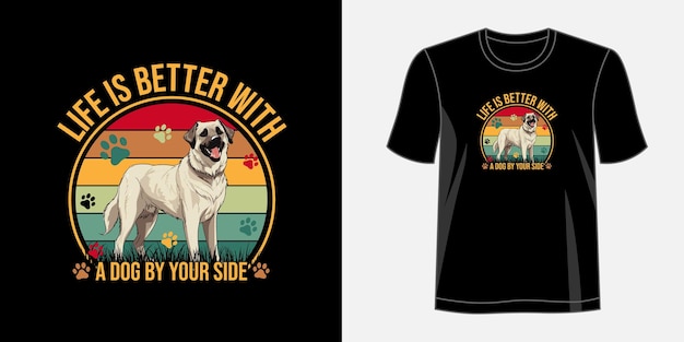 Design de t-shirt pour chiens