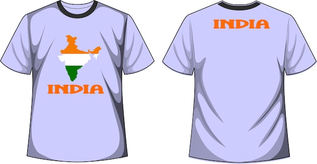 Vecteur le design des t-shirts indiens