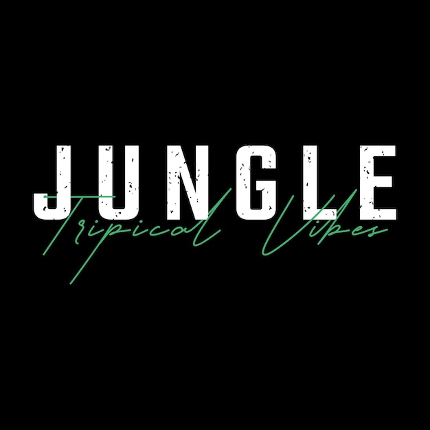 Vecteur design de t-shirts et de vêtements de la jungle