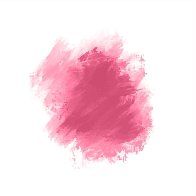 Design de tache à l'aquarelle moderne sur fond blanc