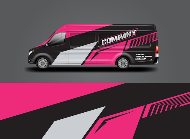 Design Van Wrap Livery Prêt à L'emploi Pour Les Voitures