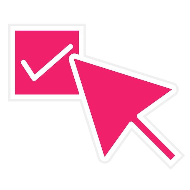 Design vectoriel Cursor style d'icône de déplacement