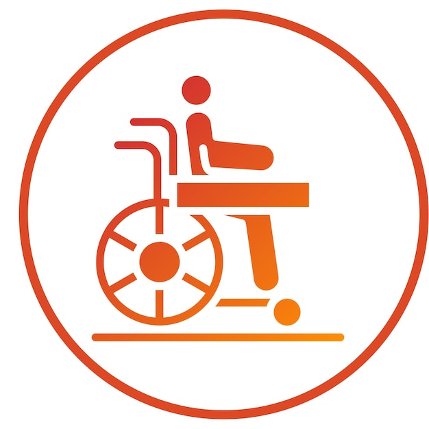 Design vectoriel désactivé style d'icône
