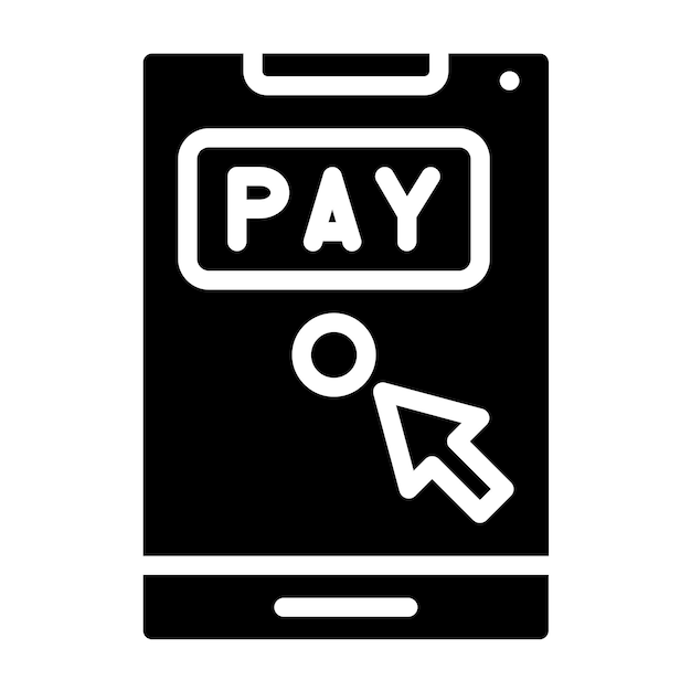 Vecteur design vectoriel du bouton de paiement style de l'icône