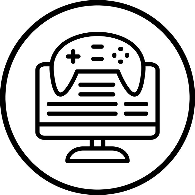 Design vectoriel du jeu Modding style d'icône