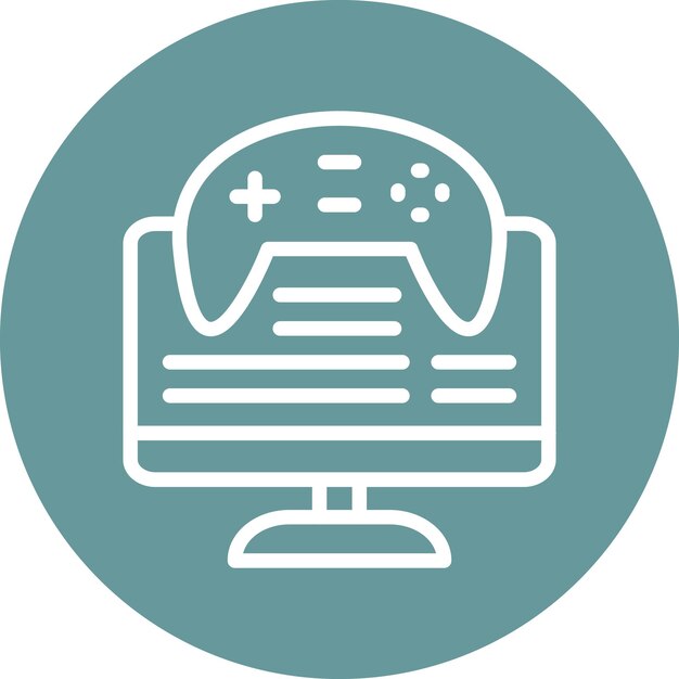 Design vectoriel du jeu Modding style d'icône