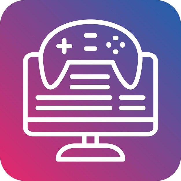 Design vectoriel du jeu Modding style d'icône