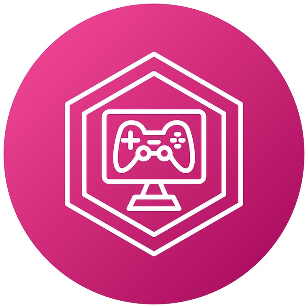 Design vectoriel du jeu Modding style d'icône