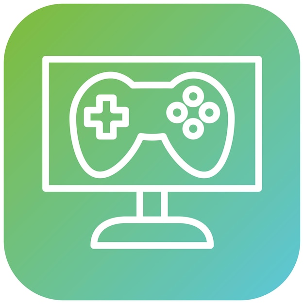 Design vectoriel du jeu Modding style d'icône