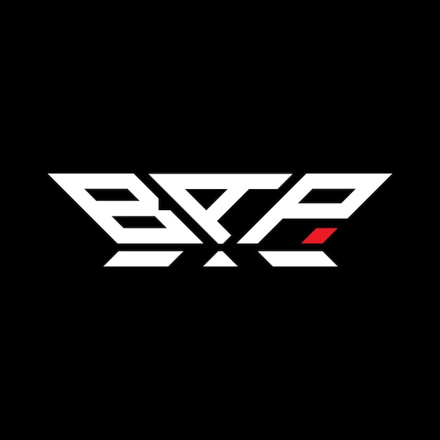 Vecteur design vectoriel du logo de la lettre bap bap logo simple et moderne bap design alphabétique luxueux
