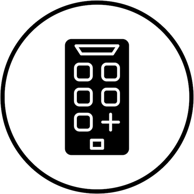 Design vectoriel du style d'icône de l'application mobile