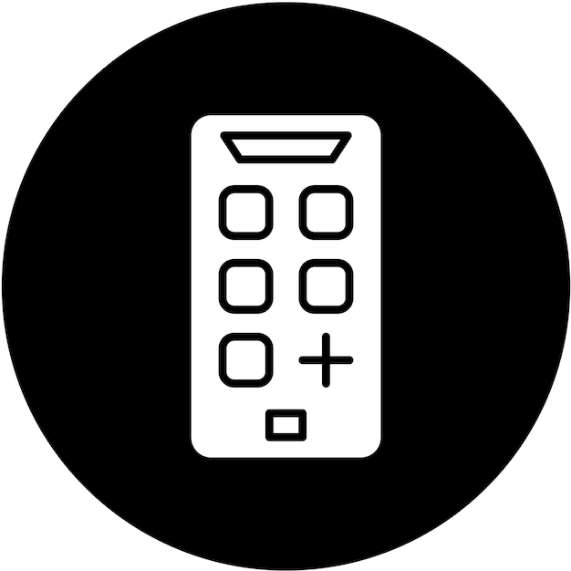Design vectoriel du style d'icône de l'application mobile