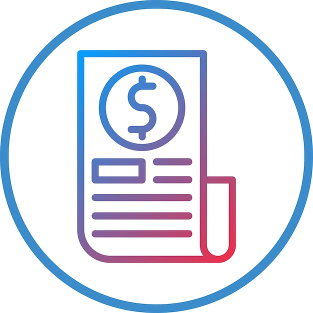 Design vectoriel du style d'icône de billets divisés