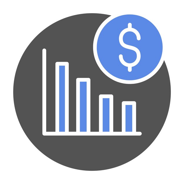 Le design vectoriel du style d'icône Djia