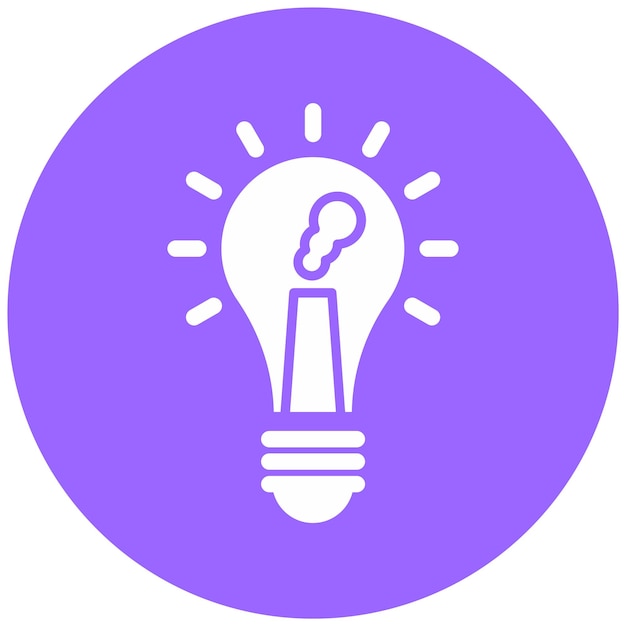 Design vectoriel du style de l'icône de la pollution lumineuse