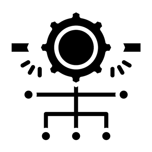 Le design vectoriel est un style d'icône en cascade.