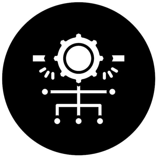 Le design vectoriel est un style d'icône en cascade.