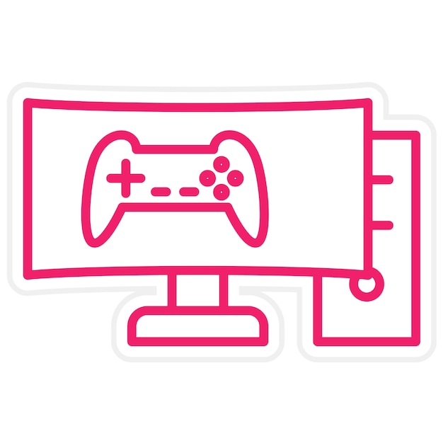 Le design vectoriel des icônes de jeux PC